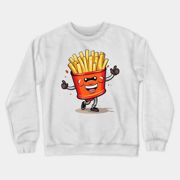 Cute French Fries T-Shirt Crewneck Sweatshirt by nonagobich